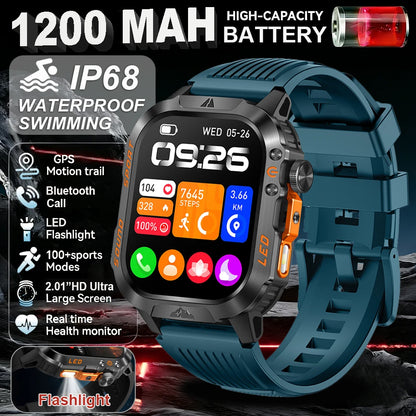 Nuevo Reloj Inteligente T-Rex 3 2026 con GPS de Grado Militar, Brújula, Llamadas Bluetooth, 1200mAh, Más de 100 Deportes