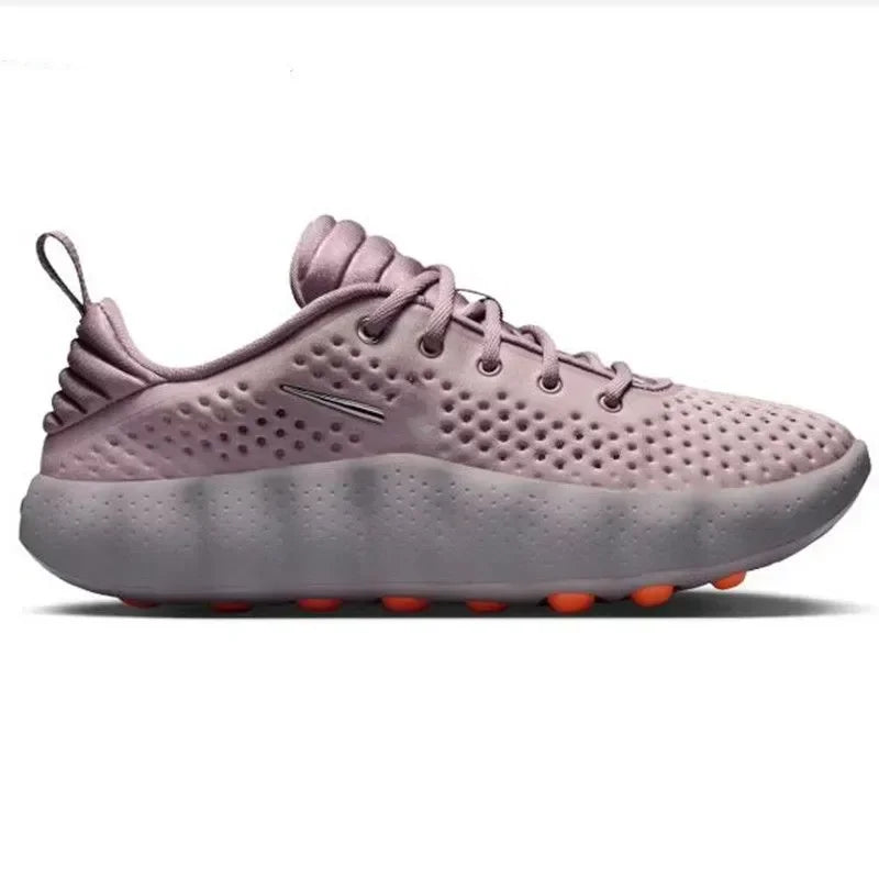 Designer Mind 001 002 Zapatillas de Running para Hombre y Mujer, Pre-competición, Tecnológicas, Cómodas, Color Rojo Solar, Negro, Cromo, Gris Humo Claro