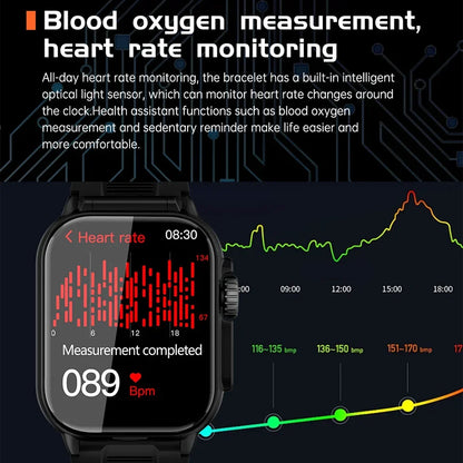 Reloj inteligente 2 en 1 GT8 con pantalla completa táctil Bluetooth con auriculares reloj inteligente monitor de ritmo cardíaco y presión arterial reloj deportivo
