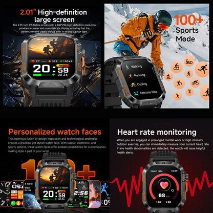 Nuevo Reloj Inteligente T-Rex 3 2026 con GPS de Grado Militar, Brújula, Llamadas Bluetooth, 1200mAh, Más de 100 Deportes