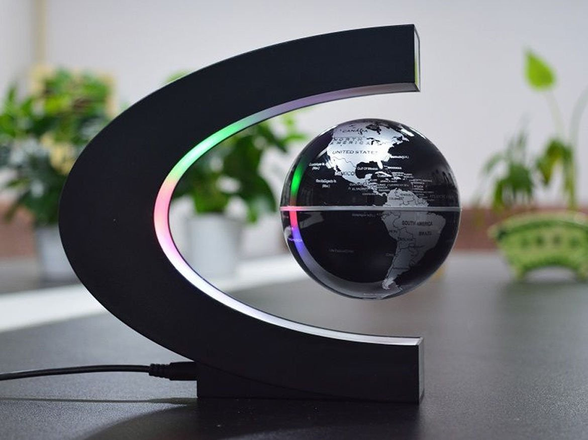 Globo Flotante Con Luces LED En Forma De C
