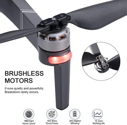 F24 Pro GPS Drone with Camera, 4K RC Drone with 30-Min Flight and 1600 Ft Range, Foldable, Black