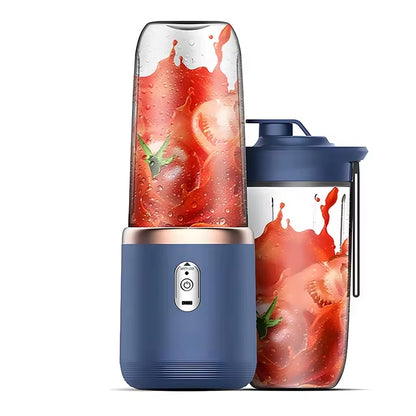 Portable Handheld USB Personal Mini Juicer Cup with Single or Double Cups for Travel Blender for Water Bottles